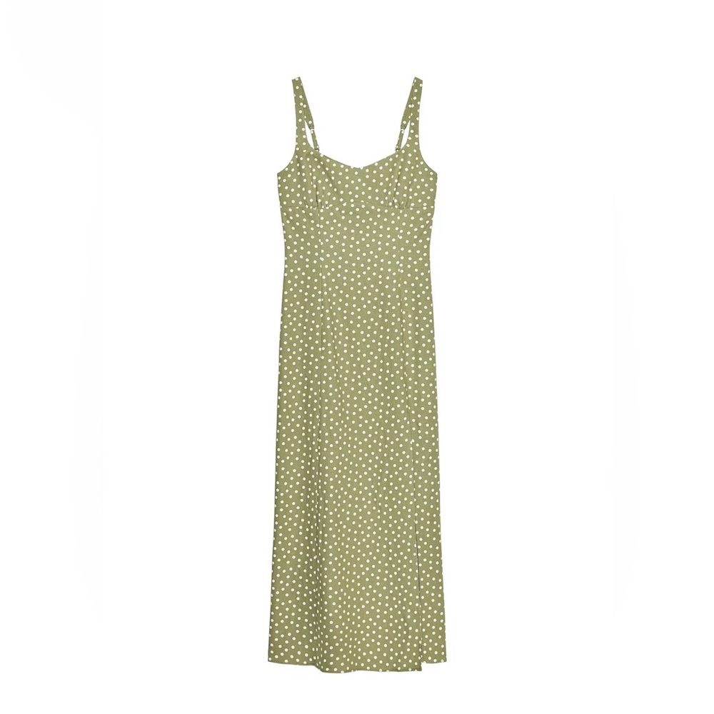 Zara linen blend dress